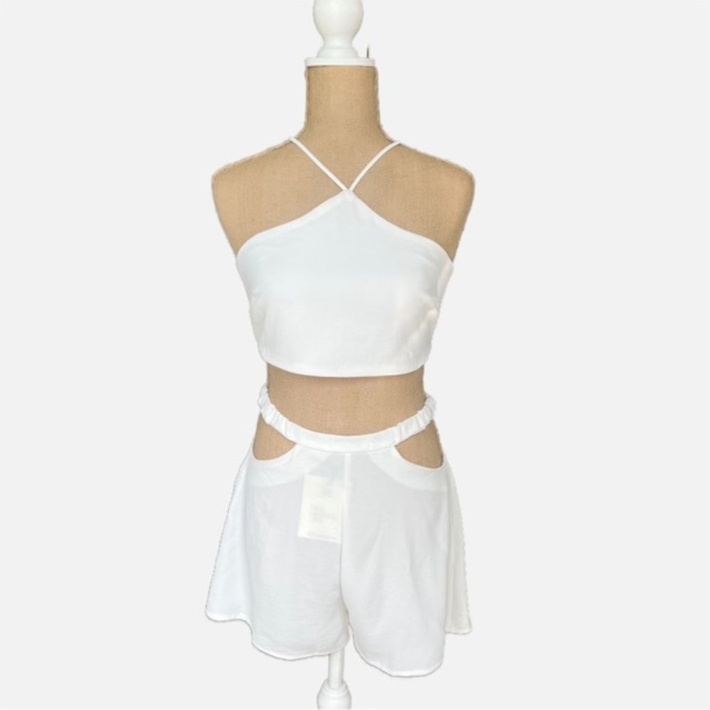 WeAnnaBe Top & Shorts Two Piece Set Size S